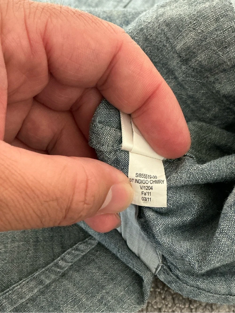 Banana Republic Standard Fit Chambray Shirt
